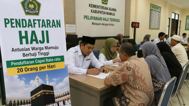 Antusias Warga Mamuju Berhaji Tinggi, Pendaftaran Capai 20 Orang per Hari