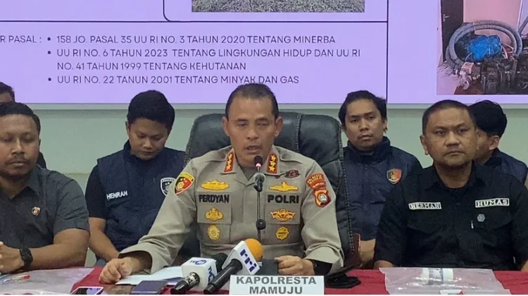 Oknum PNS Pemprov Sulbar Jadi Tersangka Tambang Emas Ilegal