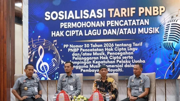 Kemenkum Sulbar Sosialisasikan Tarif Rp0 Hak Cipta Lagu dan Royalti
