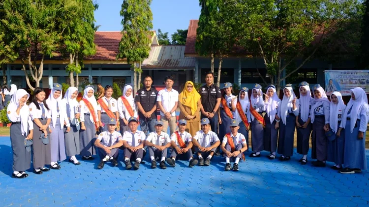 Edukasi IRET untuk Pelajar, Satgaswil Sulbar Jadi Pembina Upacara