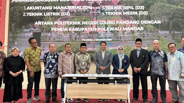 Bupati Polman Teken MoU Empat Prodi Vokasi