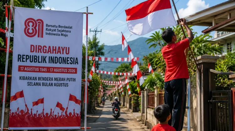 Sambut HUT RI ke-81, Pemprov Sulbar Imbau Kibarkan Bendera Sebulan Penuh