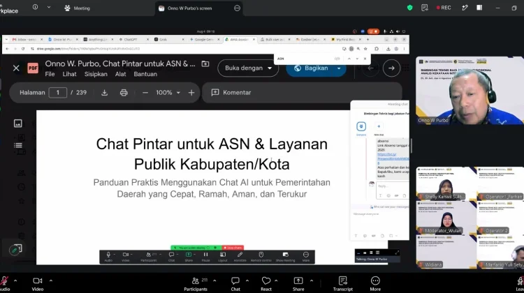 Ikuti Bimtek KI, Kemenkum Sulbar Tingkatkan Kompetensi AI dan Inovasi Digital