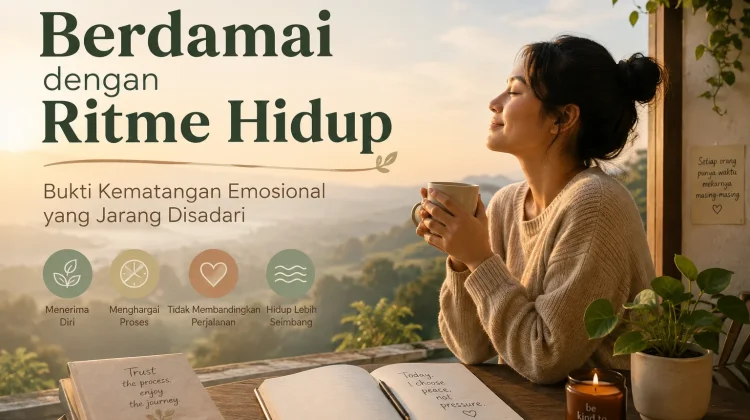 Berdamai dengan Ritme Hidup, Bukti Kematangan Emosional yang Jarang Disadari