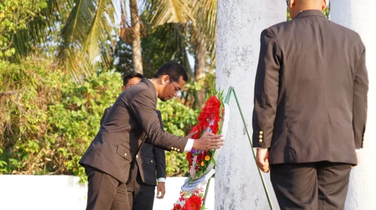 Teguhkan Semangat Pengayoman, Kemenkum Sulbar Ziarah dan Tabur Bunga di TMP Pati'di