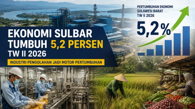 Ekonomi Sulbar Tumbuh 5,2 Persen TW II