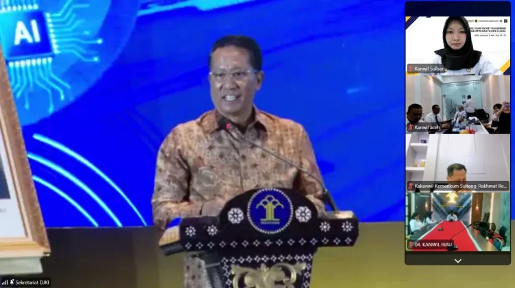 Kemenkum Sulbar Ikuti Forum Nasional KI, Perkuat Ekosistem