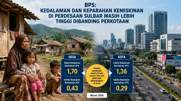 BPS Sulbar : Tingkat Keparahan Kemiskinan di Desa Tinggi Dibanding Kota