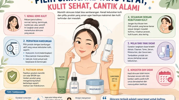 Tips Memilih Skincare yang Tepat agar Kulit Tetap Sehat dan Terawat
