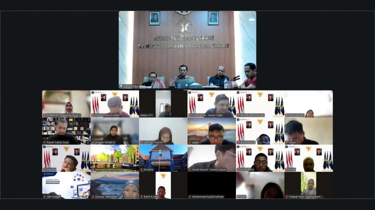 Kemenkum Sulbar Gelar Rapat Evaluasi Kinerja, Tekankan Sinergi