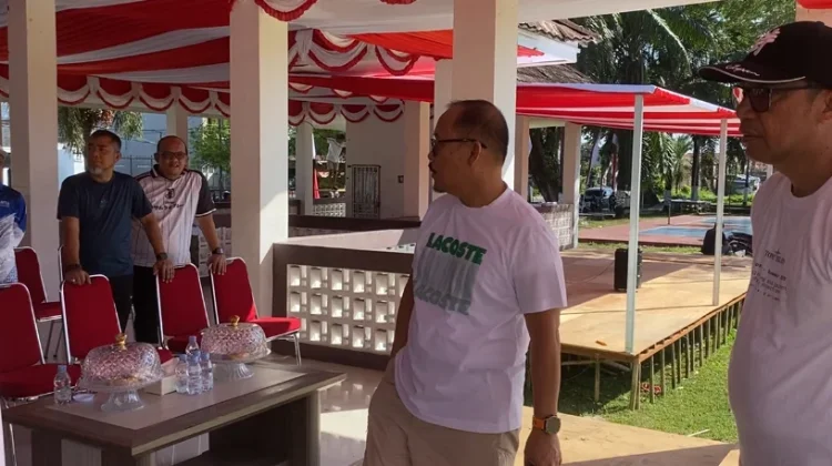 Gubernur Suhardi Duka Pantau Kesiapan Upacara HUT Republik Indonesia