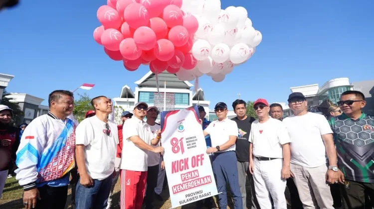 Kick Off Pekan Kemerdekaan RI ke-81 di Sulbar, Dimulai Lomba Antar OPD