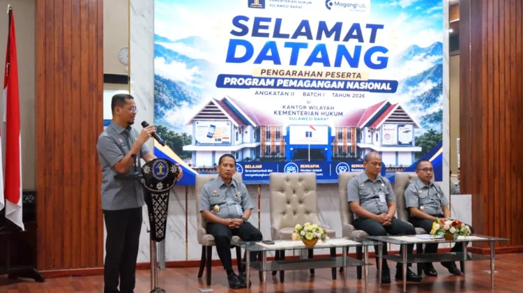 Kemenkum Sulbar Terima 22 Peserta Pemagangan Nasional Angkatan II