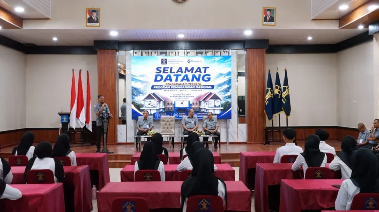 Sambut Peserta Magang Nasional, Kakanwil Kemenkum Sulbar Tekankan Disiplin