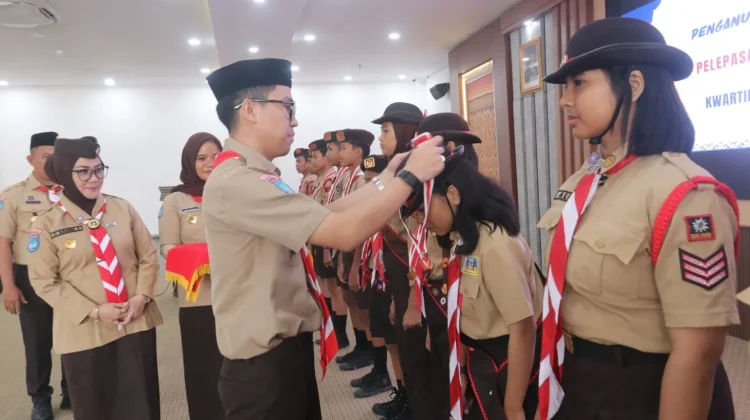 Kontingen Jamnas XII Dilepas, Bupati Mamuju Minta Jaga Nama Daerah