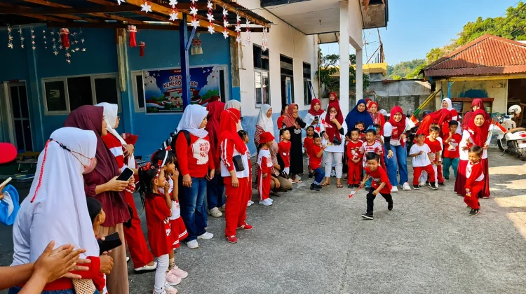 Semarak Lomba 17 Agustus, Siswa TK di Mamuju Antusias Rayakan Kemerdekaan
