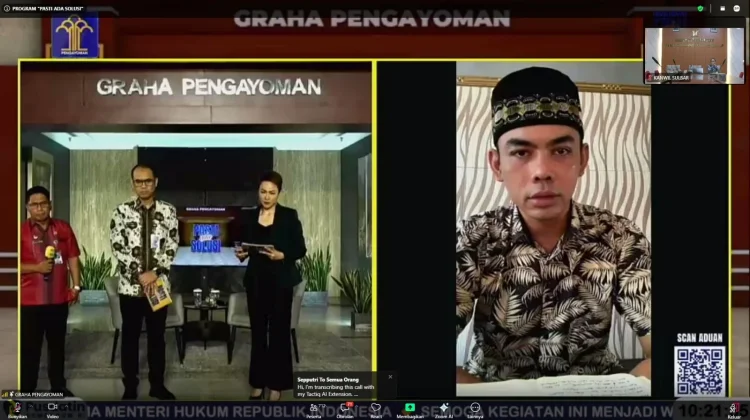 Ikuti "Pasti Ada Solusi'", Kemenkum Sulbar Perkuat Digitalisasi Layanan Hukum Publik