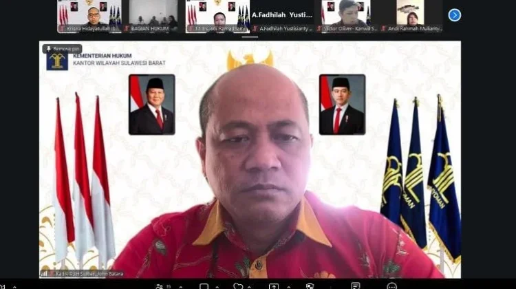 Kemenkum Sulbar Harmonisasi Ranperbup RKPD Mamuju 2027
