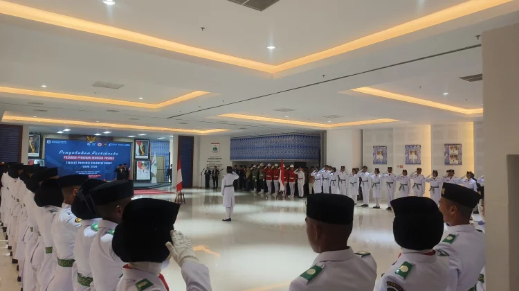 Gubernur Sulbar Kukuhkan 65 Paskibraka Tingkat Provinsi