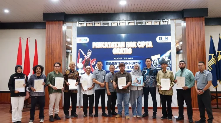 Kemenkum Sulbar–BNI Permudah Layanan Hak Cipta