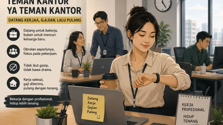Teman Kantor, Teman Bekerja: Tak Harus Selalu Jadi Teman Dekat