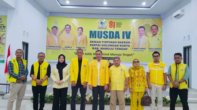 Andi Irwan Terpilih Aklamasi Ketua DPD II Golkar Mateng