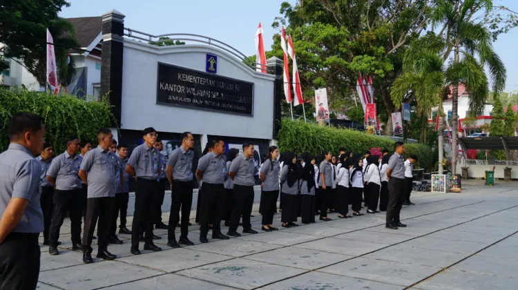 Apel Kemenkum Sulbar Perkuat Nilai Integritas ASN