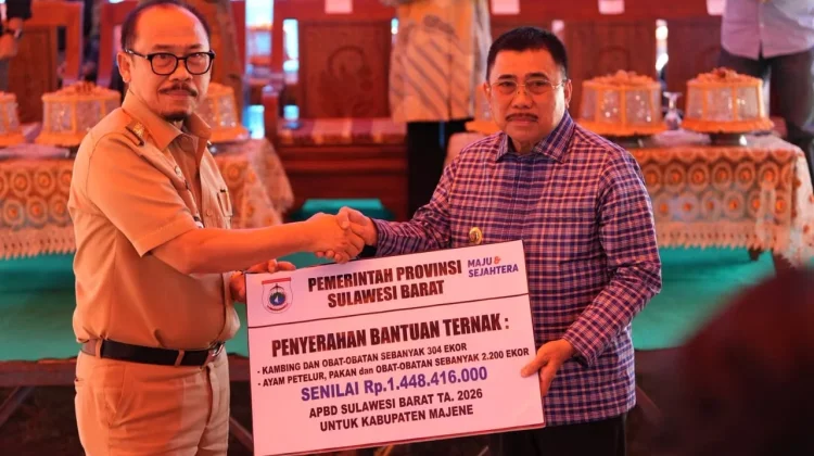 Pemprov Sulbar Gelontorkan Bantuan Rp1,8 Miliar ke Kelompok Tani Majene
