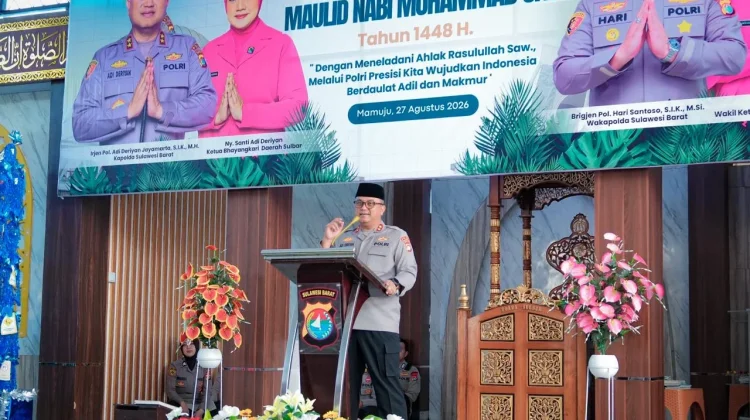 Peringati Maulid Nabi, Kapolda Sulbar Ajak Teladani Akhlak Rasulullah