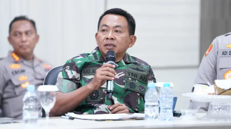 Perkuat Sinergi Karhutla, Kasrem 142/Tatag Hadiri Rakor Sulbar