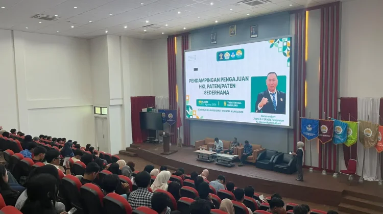 Di Unsulbar, Kemenkum Sulbar Sebut Paten Bisa Jadi Aset Strategis