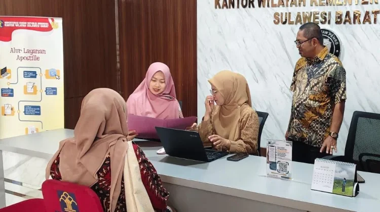 Kemenkum Sulbar Buka Layanan Apostille Fast-Track di Hari Libur
