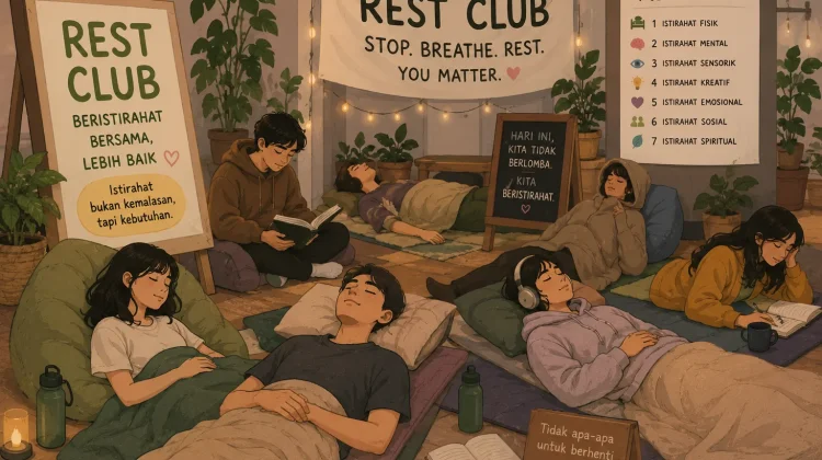 Mengenal Rest Club, Tren Beristirahat Berjemaah ala Gen Z untuk Lawan Burnout
