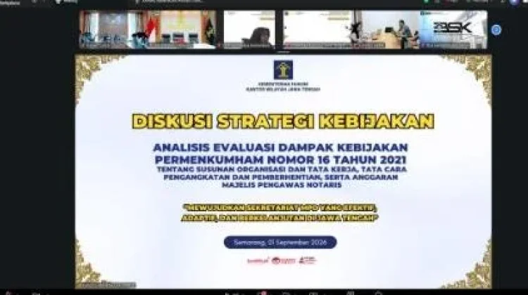 Kemenkum Sulbar Dorong Evaluasi Kebijakan Secara Berkelanjutan