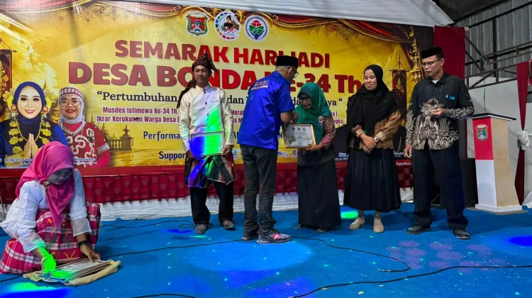 HUT ke-4 Desa Bonda Luncurkan Lembaga Kerukunan Warga, Satukan 3 Etnis