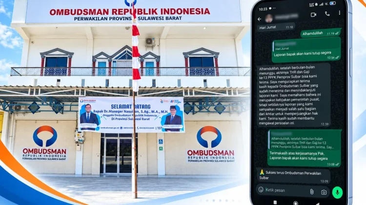 Dikawal Ombudsman Sulbar , THR dan Gaji ke-13 PPPK Senilai Rp13,39 Miliar Cair