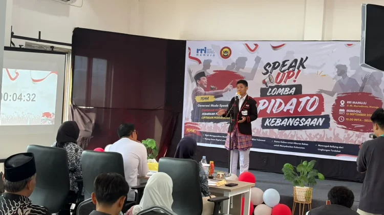RRI Mamuju dan Densus 88 Gelar Lomba Pidato, Ajak Pelajar Perkuat Nasionalisme