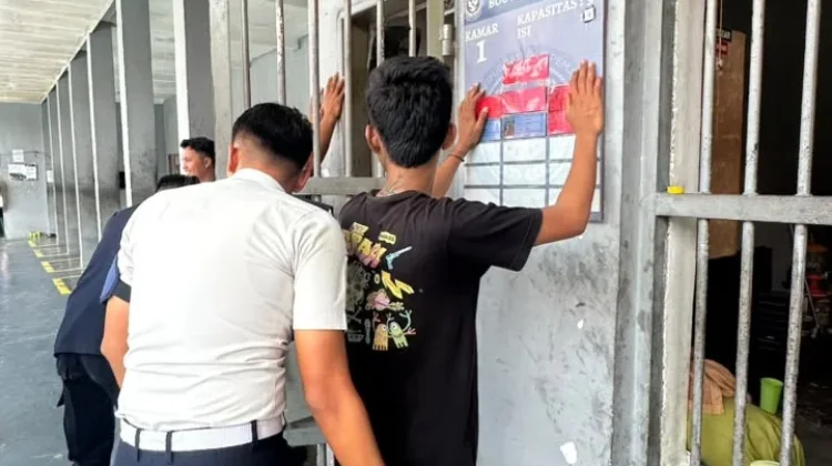 Rutan Kelas IIB Pasangkayu Razia Kamar Hunian Warga Binaan