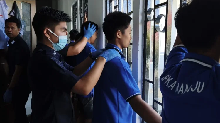 Lapas Anak Mamuju Gelar Penggeledahan dan Tes Urine Gabungan