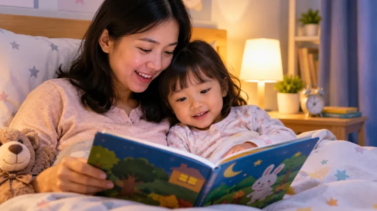 Mengenal Manfaat Membacakan Buku untuk Anak sebelum Tidur