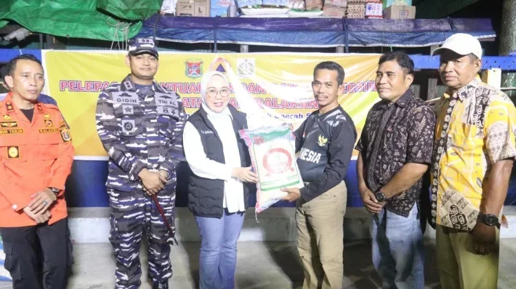 Kemarau Panjang, Pemkab Mamuju Salurkan Bantuan Pangan ke Balabalakang