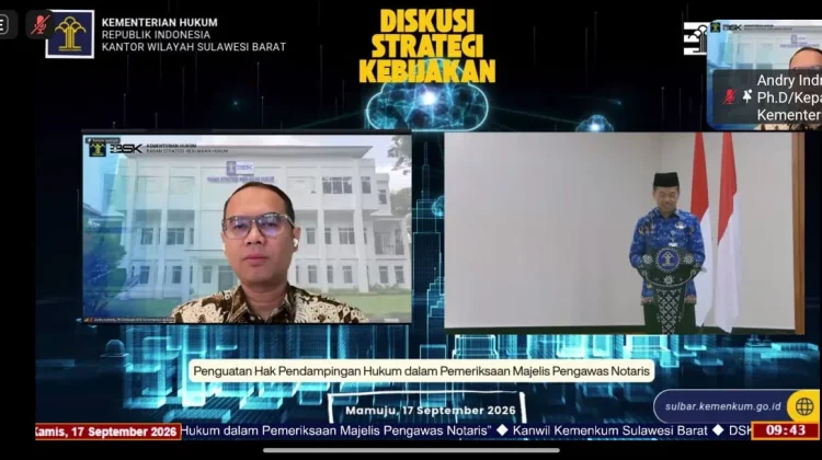 Kepala DSK Kemenkum Bahas Fakta untuk Kebijakan Kenotariatan