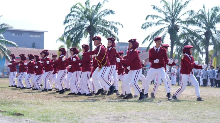 Sebanyak 26 Sekolah Ikuti Lomba Gerak Jalan Hari Jadi Sulbar ke-22