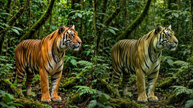 Mengintip Kamuflase Alam yang Sempurna dari Seekor Harimau