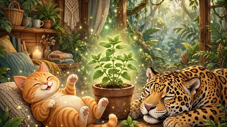 Catnip Menjadi Satu-Satunya Tumbuhan di Bumi yang Bikin Raja Hutan Tidak Berdaya