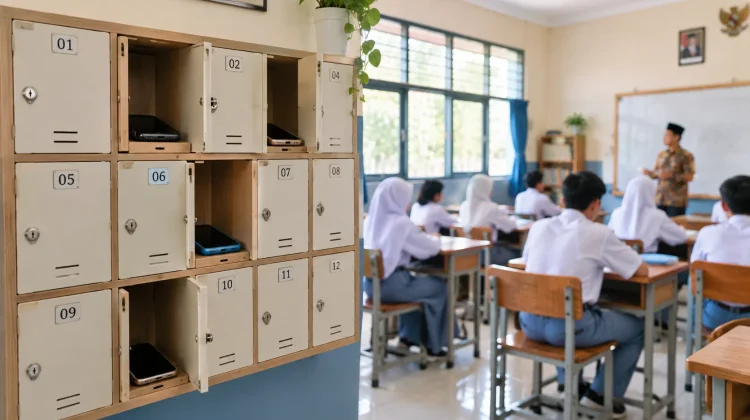 Pembatasan Pengunaan Gawai Siswa dan Guru, Kemenag Sulbar Siapkan Loker HP