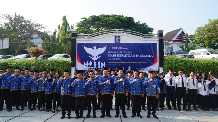 Peringati Hari Kesaktian Pancasila, Kemenkum Sulbar Teguhkan Persatuan
