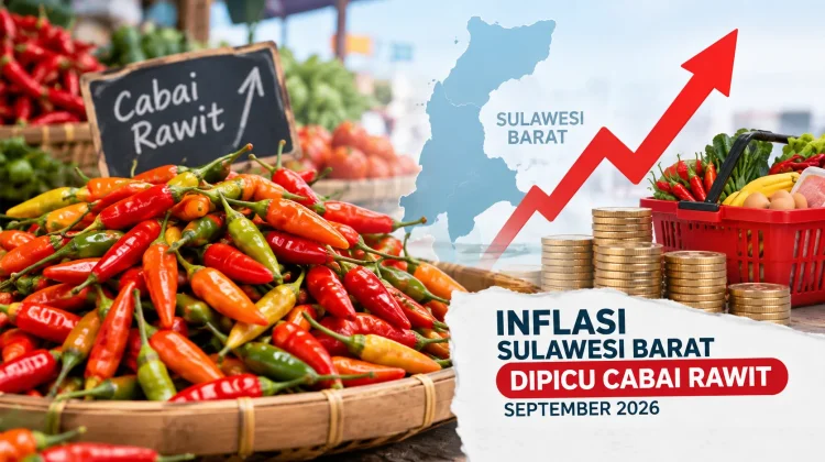 Cabai Rawit Jadi Pemicu Utama Inflasi September di Sulbar