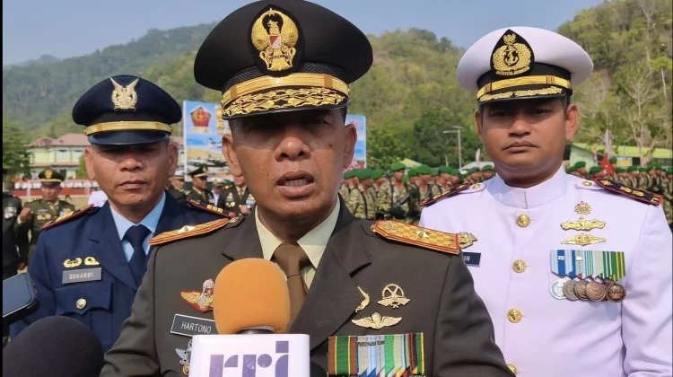 HUT TNI 81: Danrem 142 Tegaskan Prajurit Wajib Memedomani Visi PRIMA