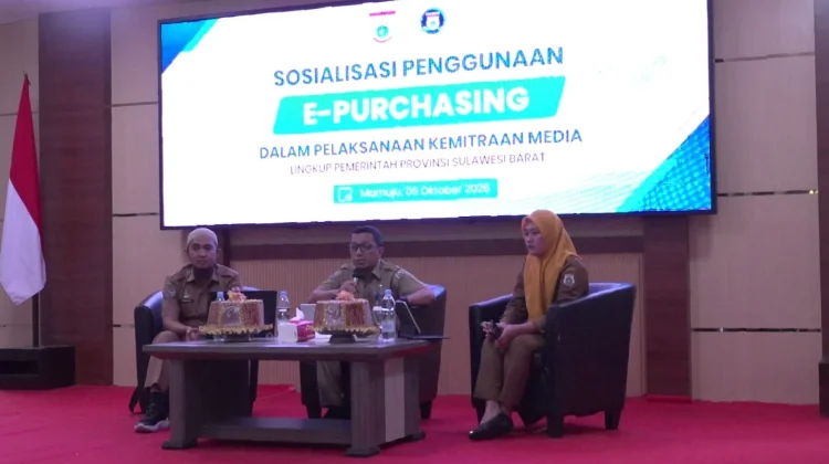 DiskominfoSS Sulbar Sosialisasi E-Purchasing Media 2027